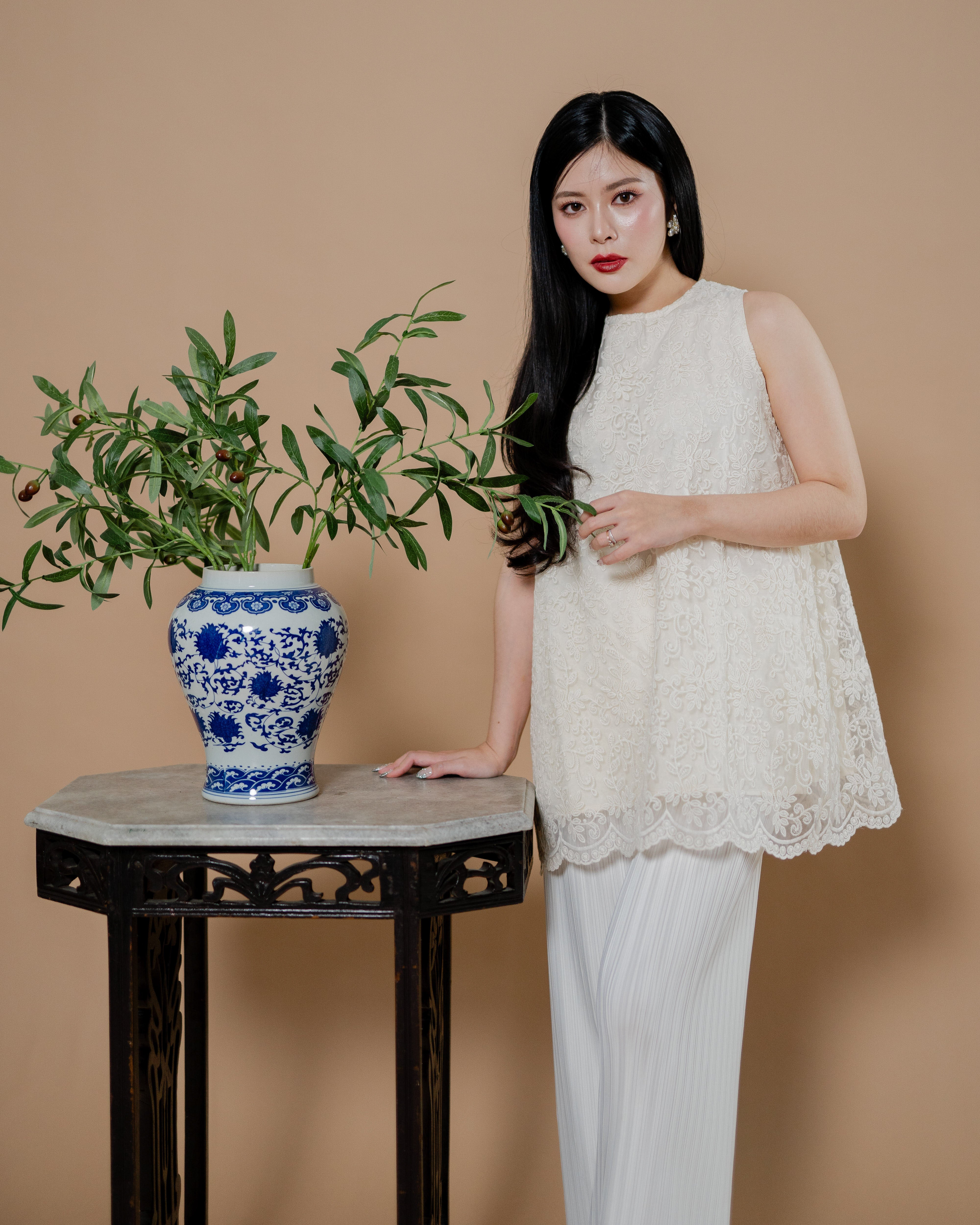 CNY Rejoice Top Ivory