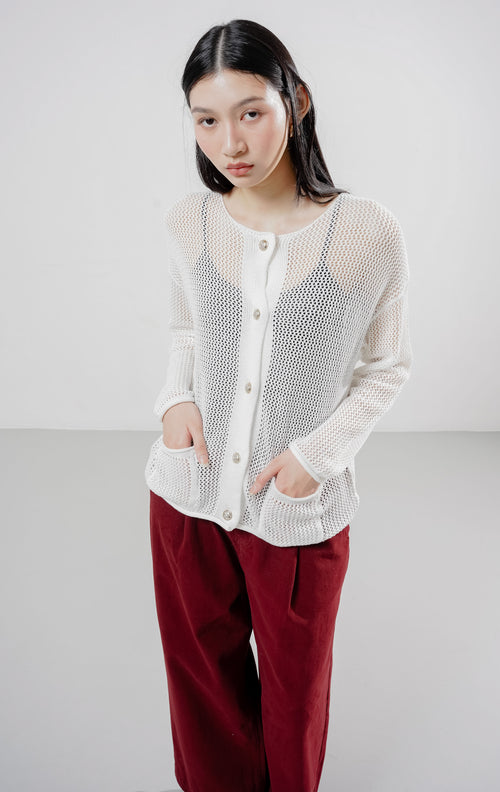 Peonita Top White