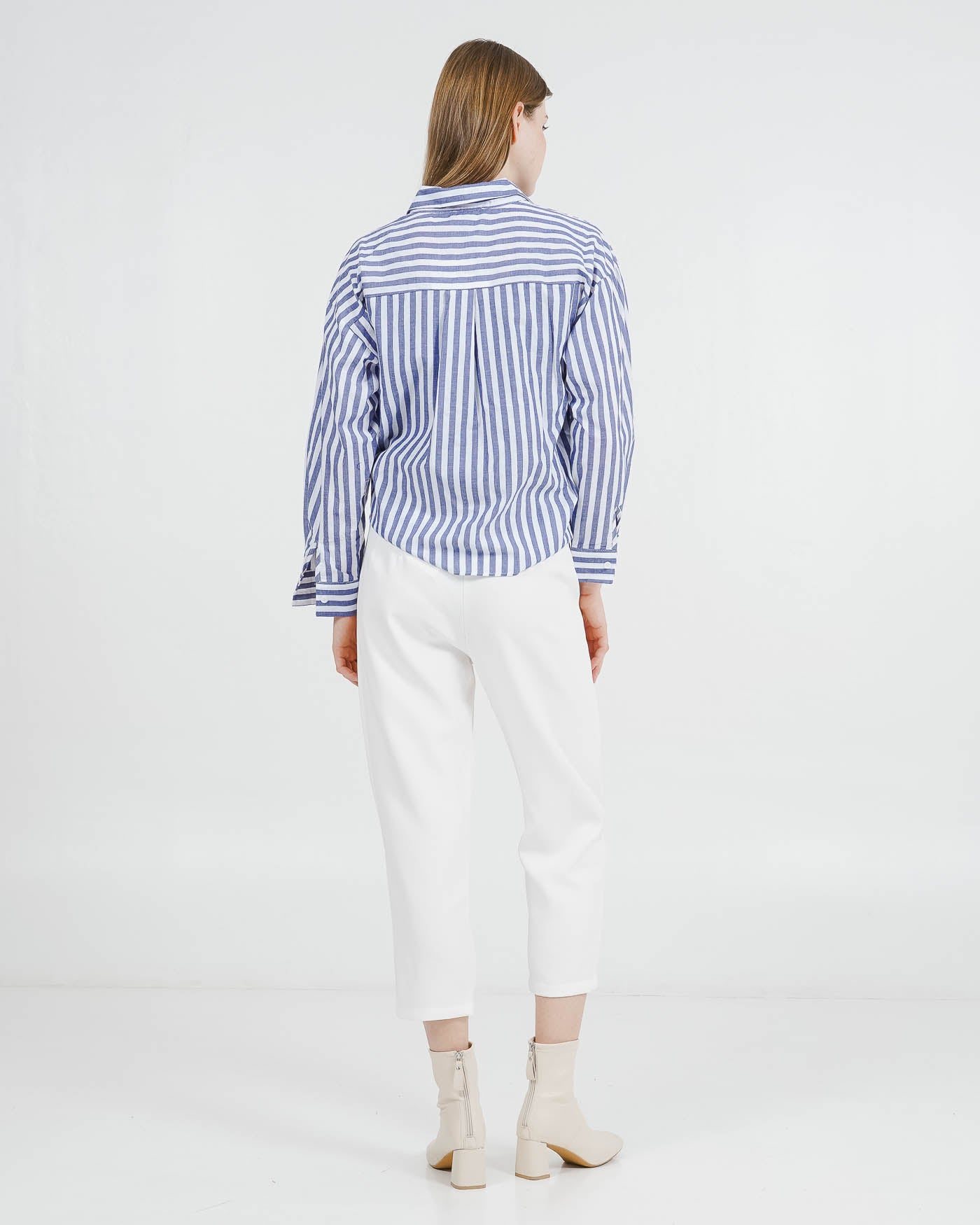 Silvana Striped Shirt Blue