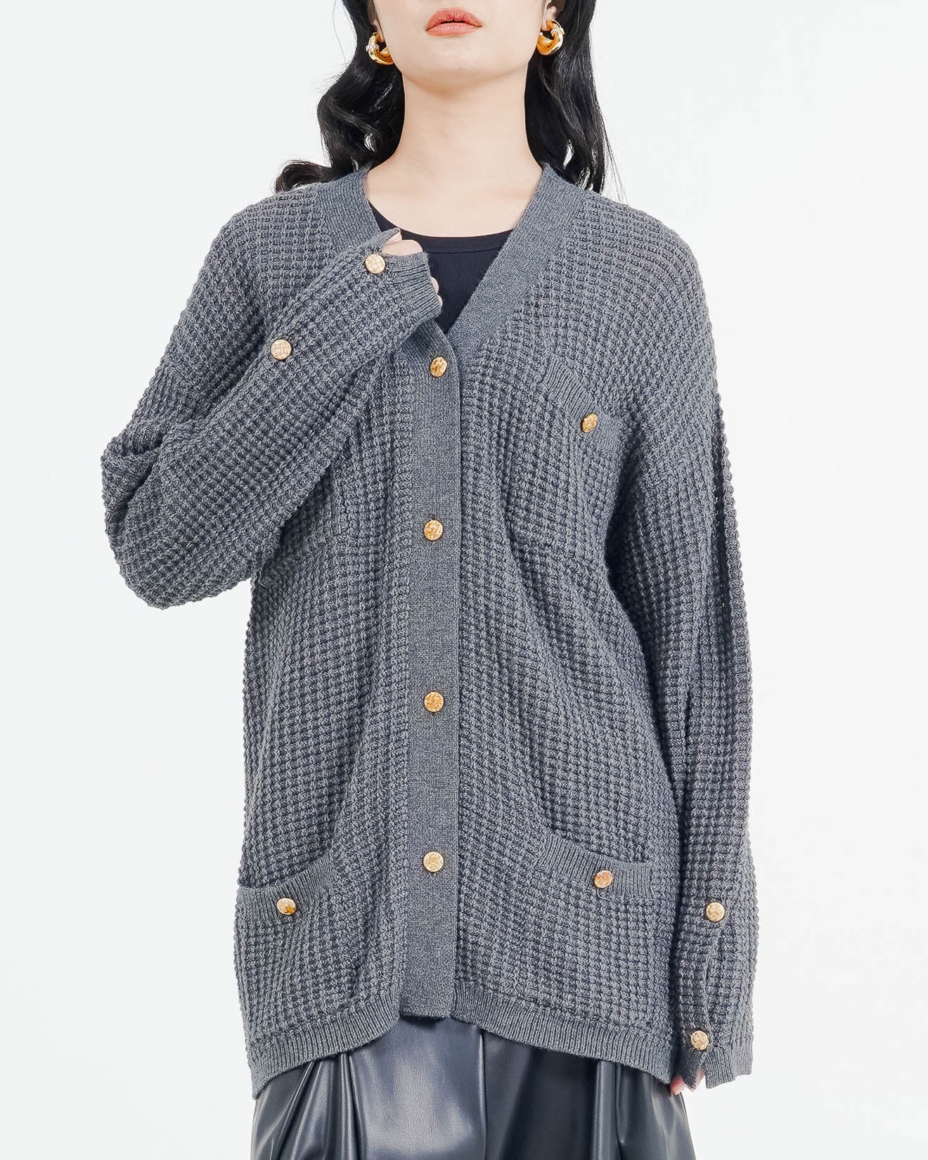 ES Oralee Cardigan Grey