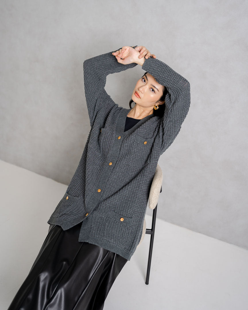 ES Oralee Cardigan Grey