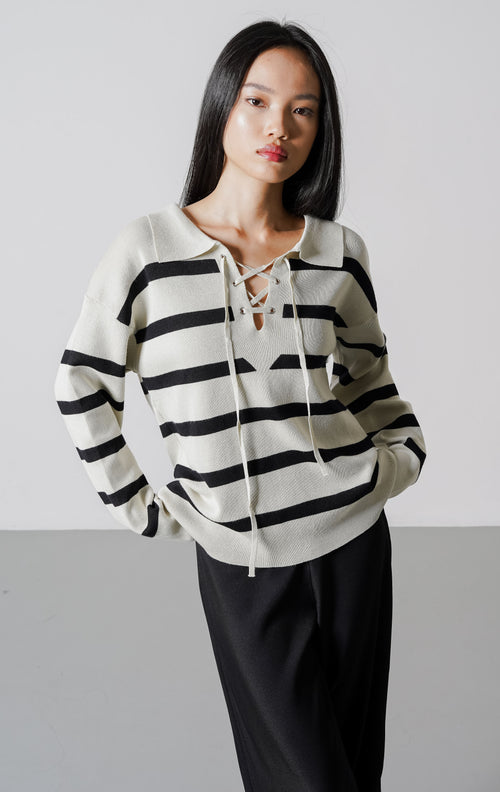 Blakely Top Ivory
