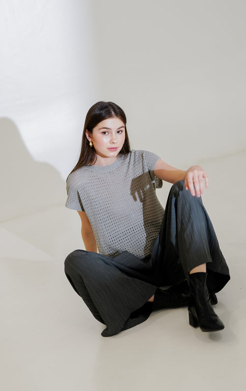 Oaklynn Top Grey