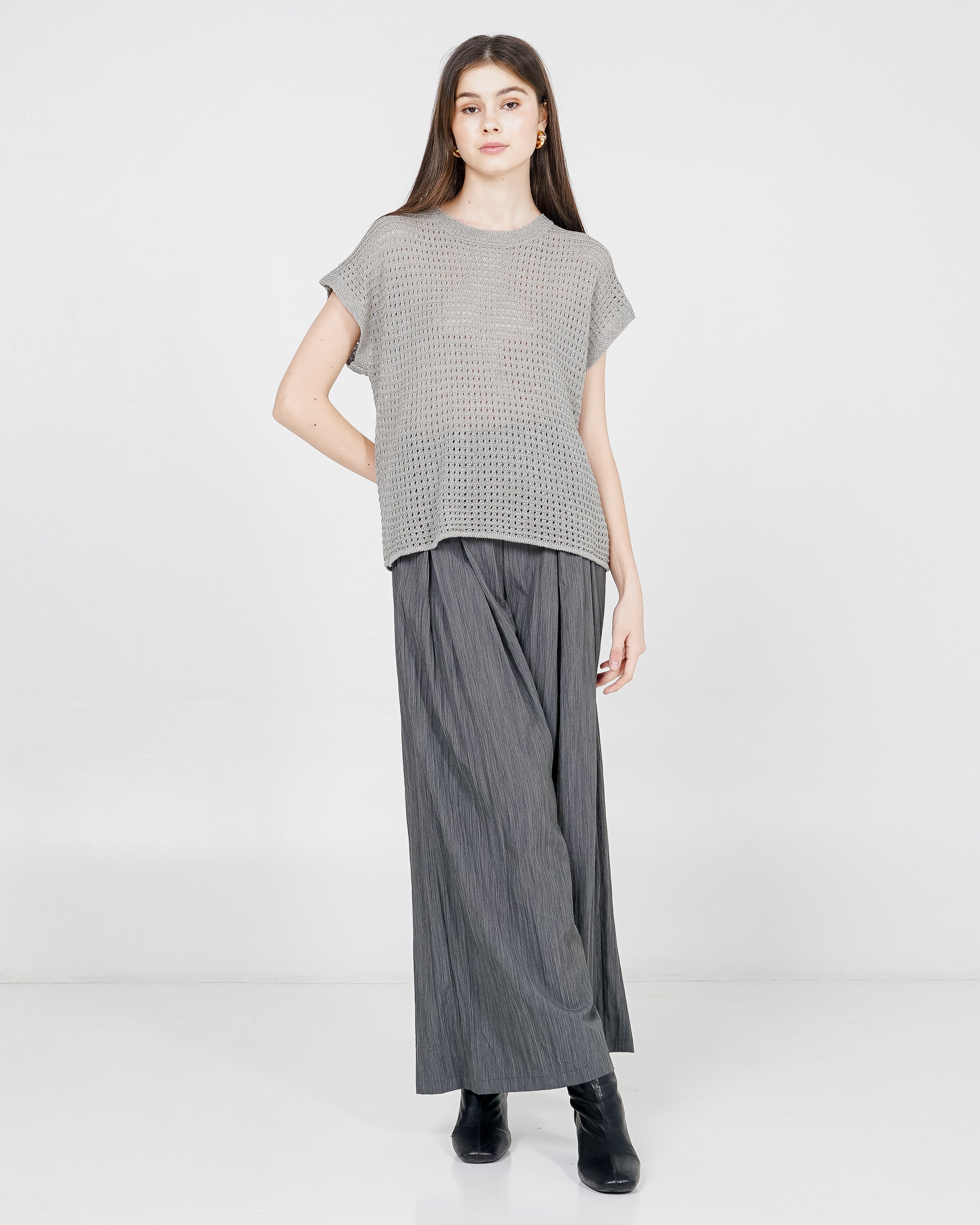 Oaklynn Top Grey