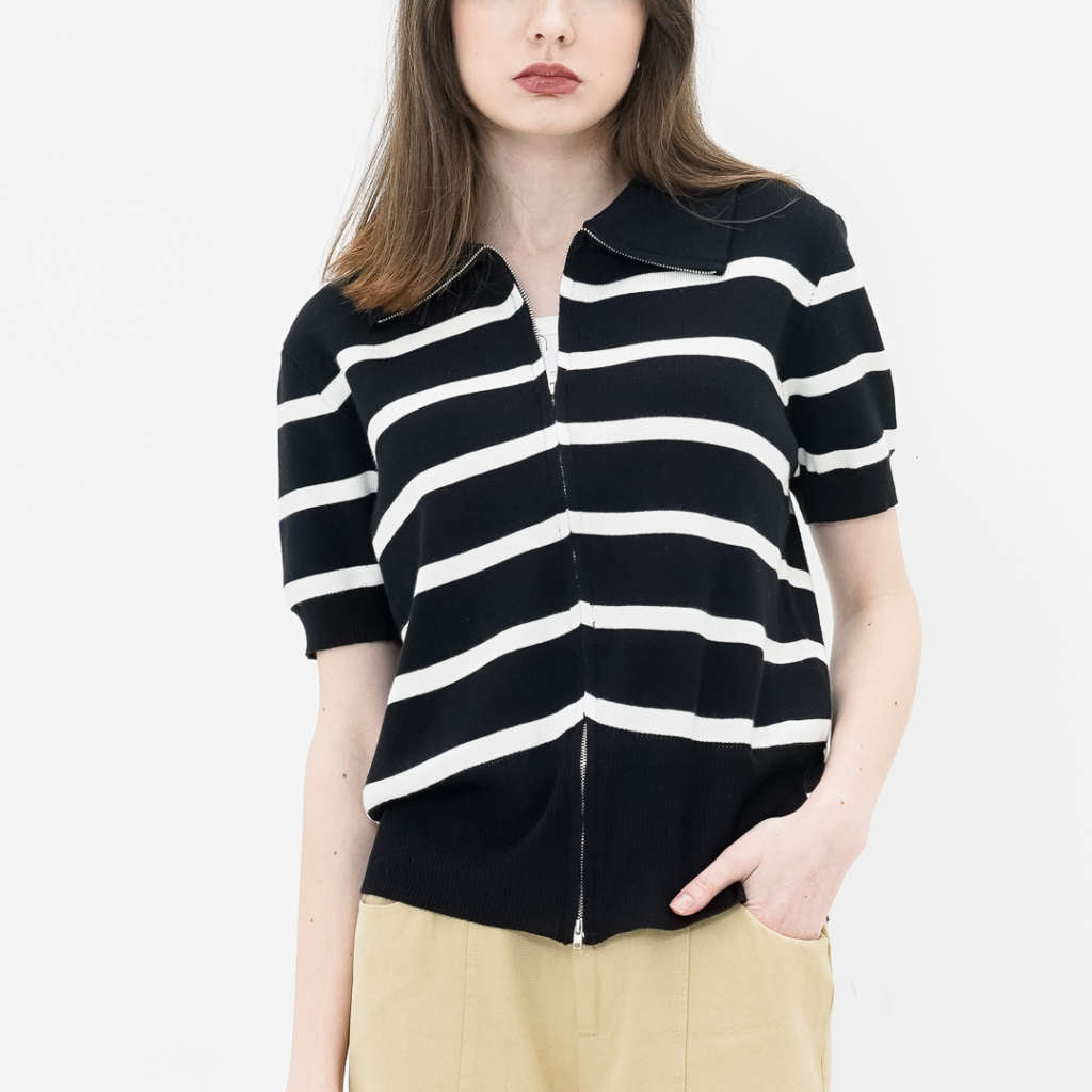 Ariella Knit Top Black