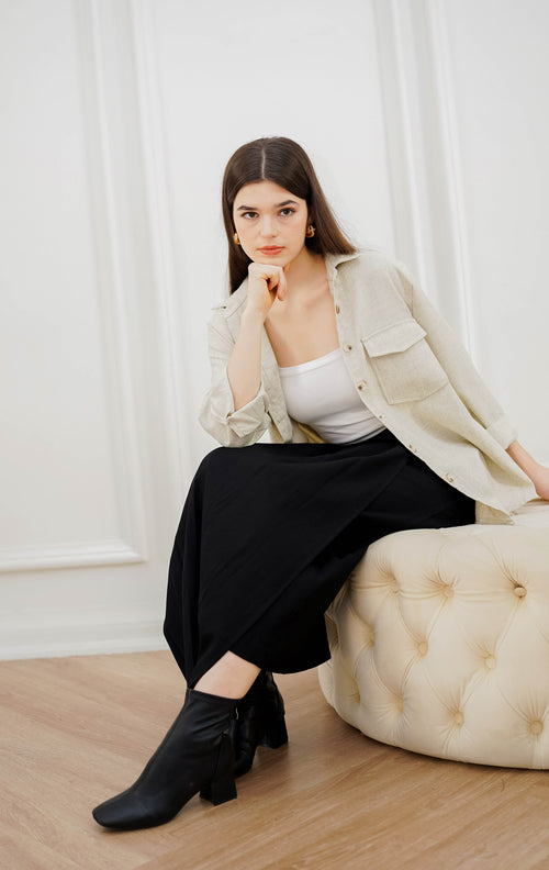 Zelle Top Ivory
