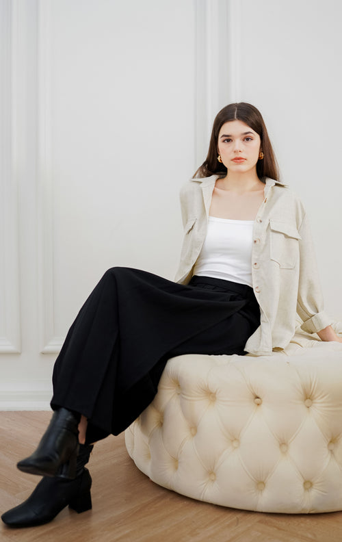 Zelle Top Ivory