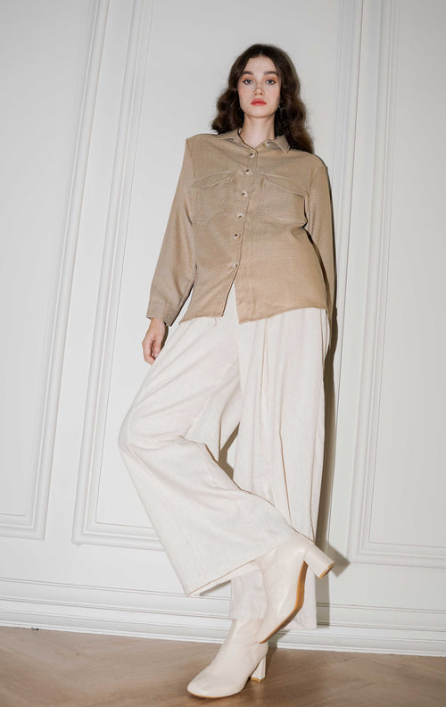 Zelle Top Brown
