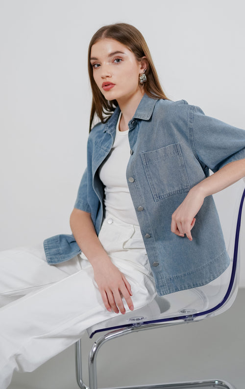 Brenta Top Light Denim