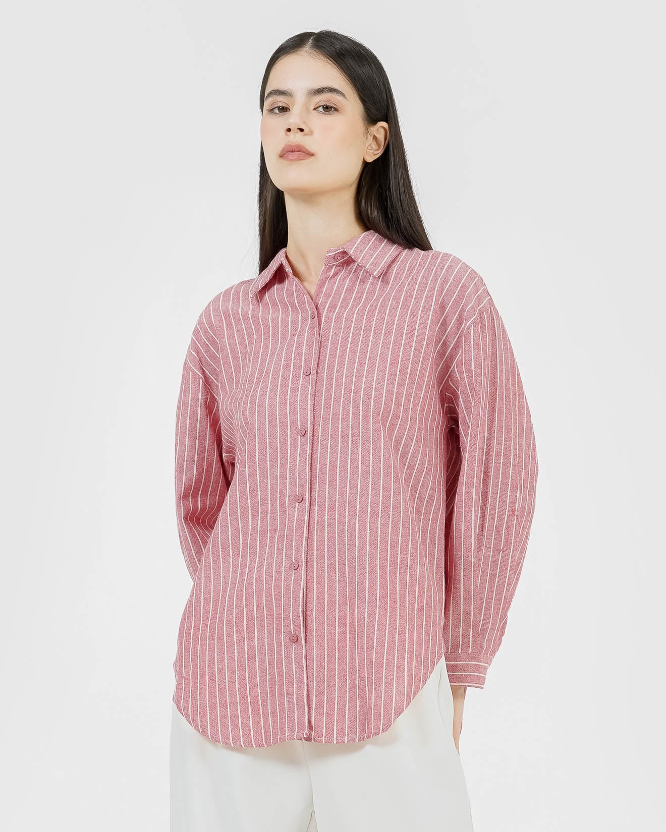 Maisie Shirt Red Striped