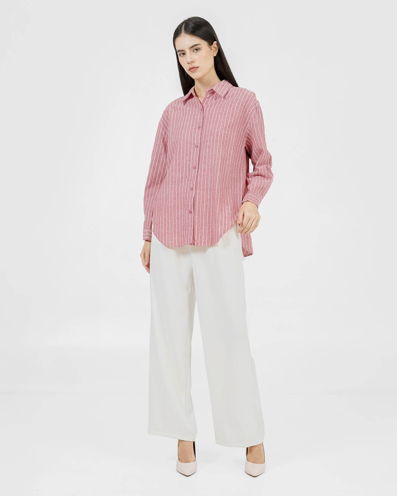 Maisie Shirt Red Striped