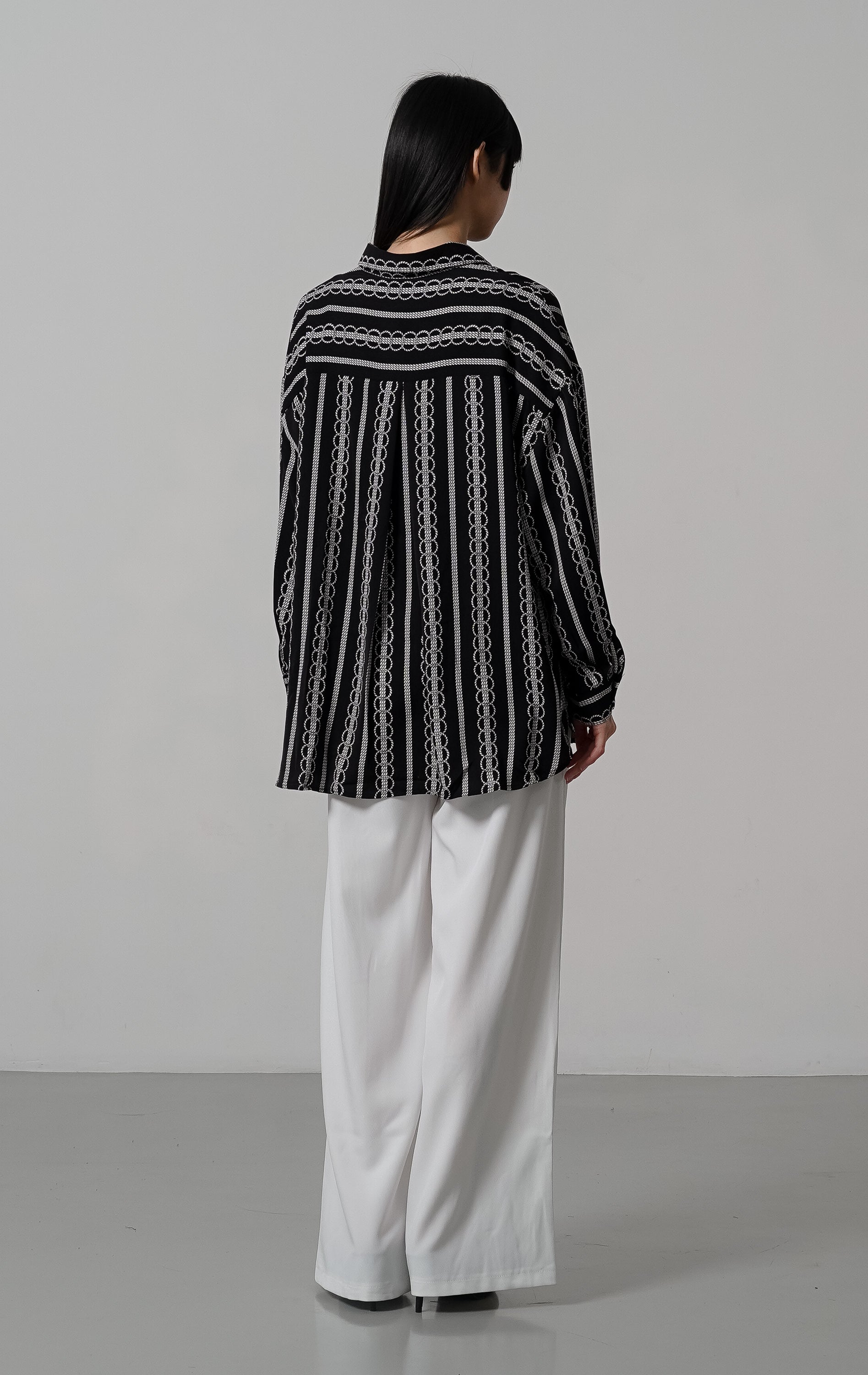 Emilano Top Black Striped