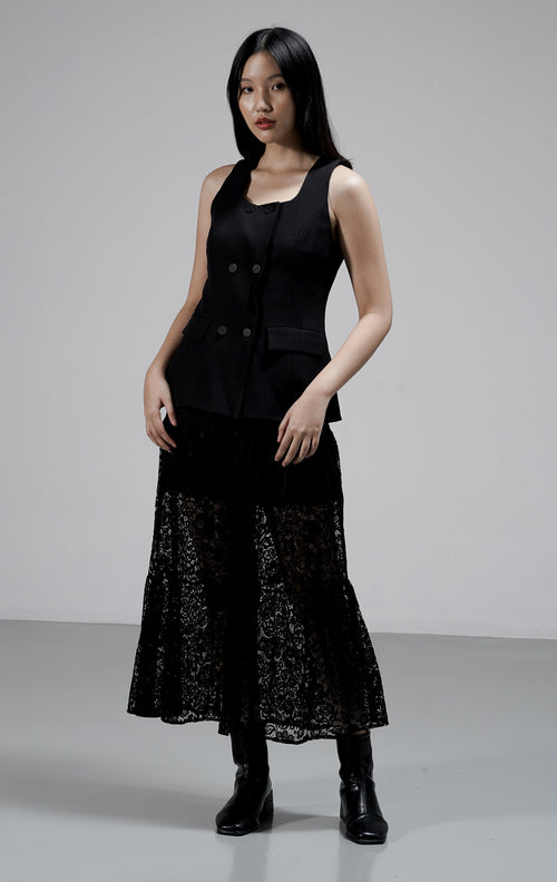 Isabella Vest Black