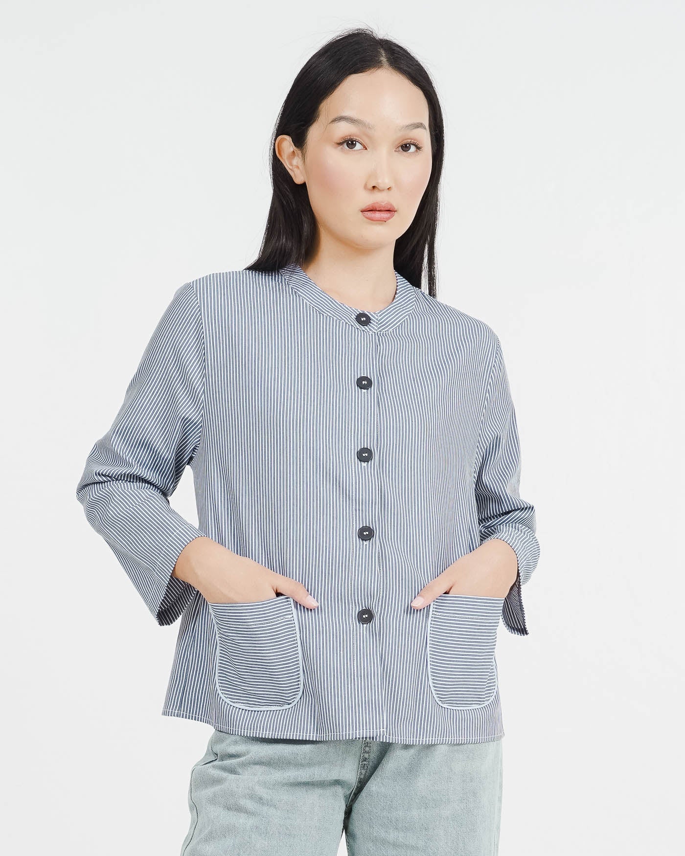 Calliope Outer Navy Striped