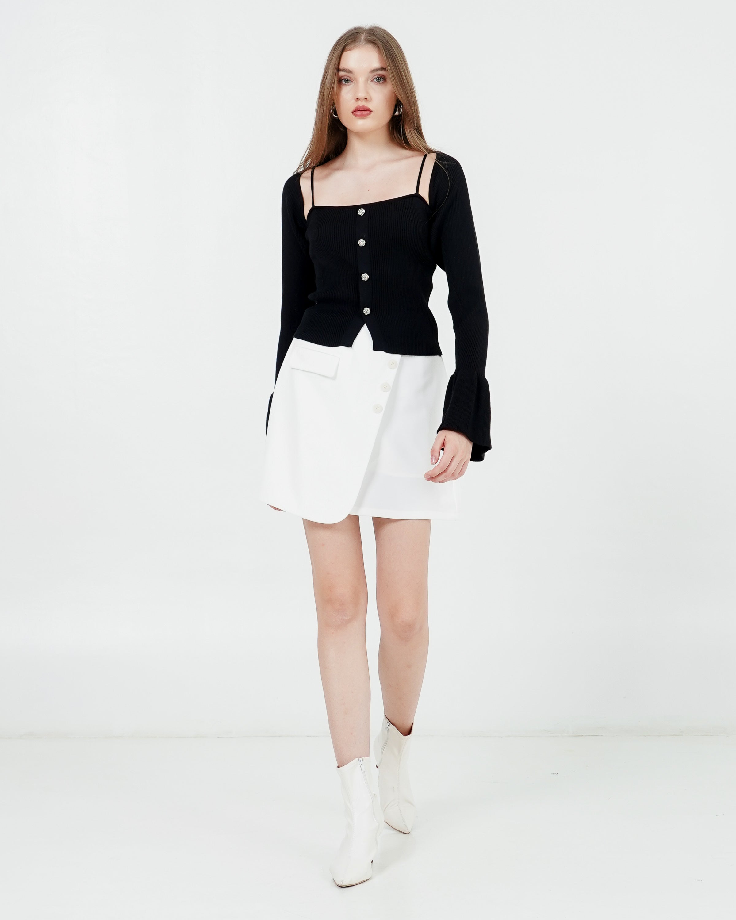 Amanda Knit Cardigan Black