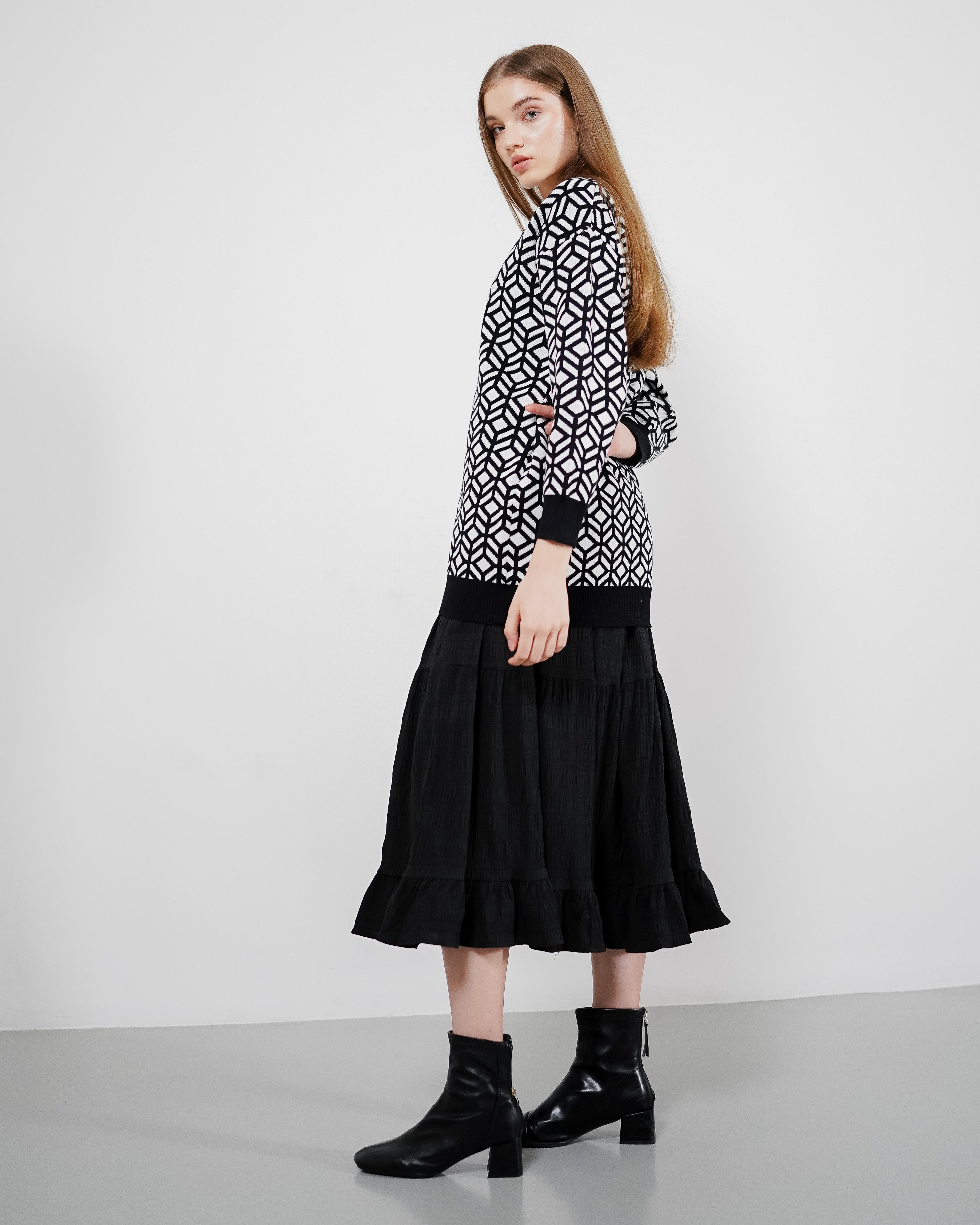 Everlie Knit Cardigan Black