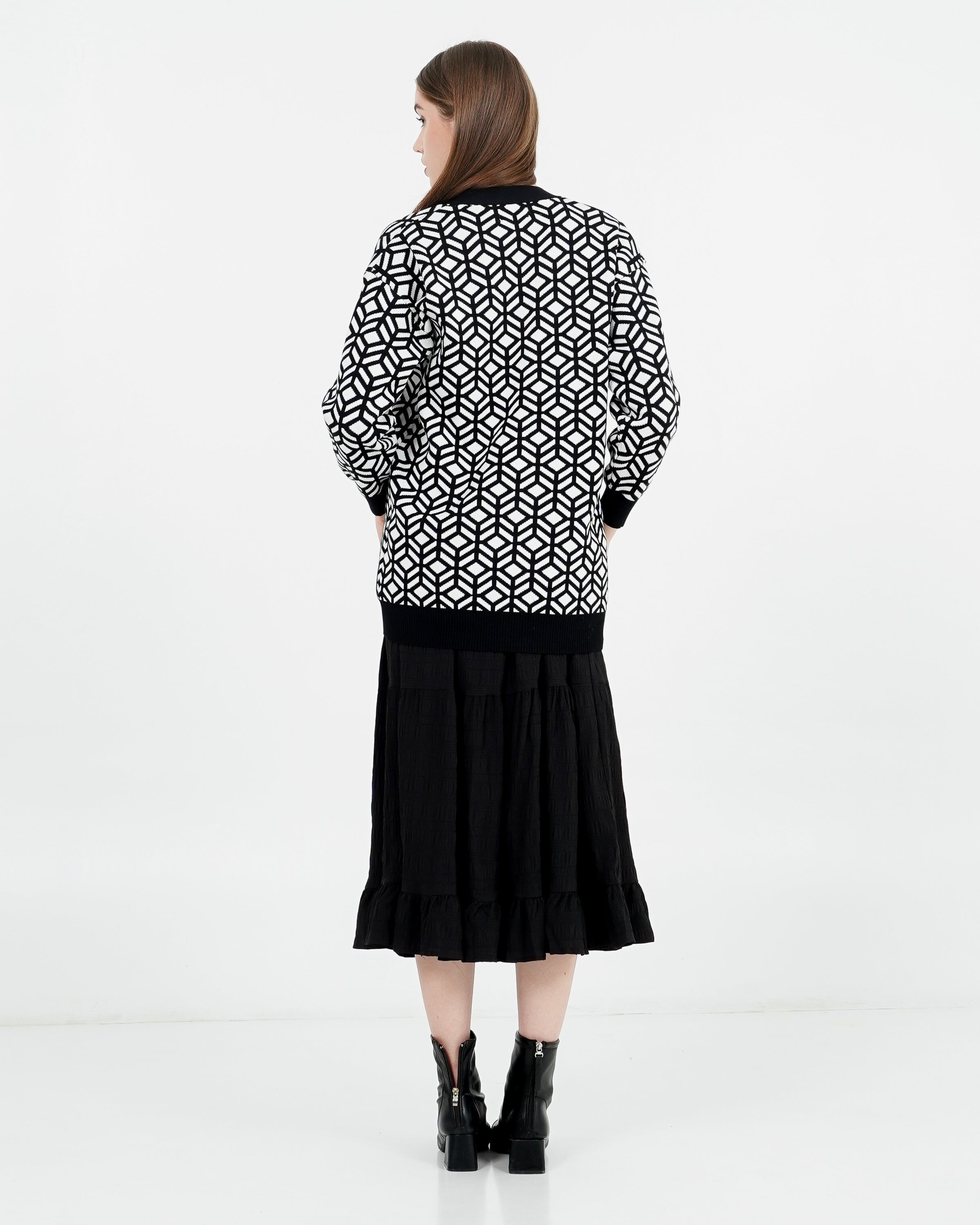 Everlie Knit Cardigan Black