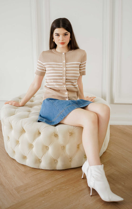 Charlee Top Brown