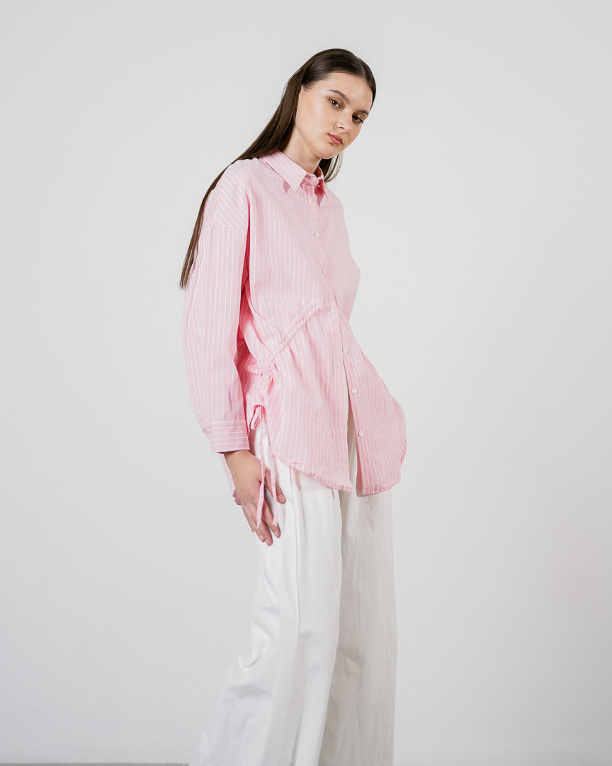 Dylan Striped Shirt Pink