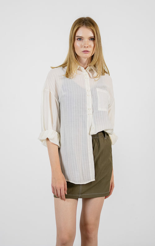 Danika Shirt Ivory Striped