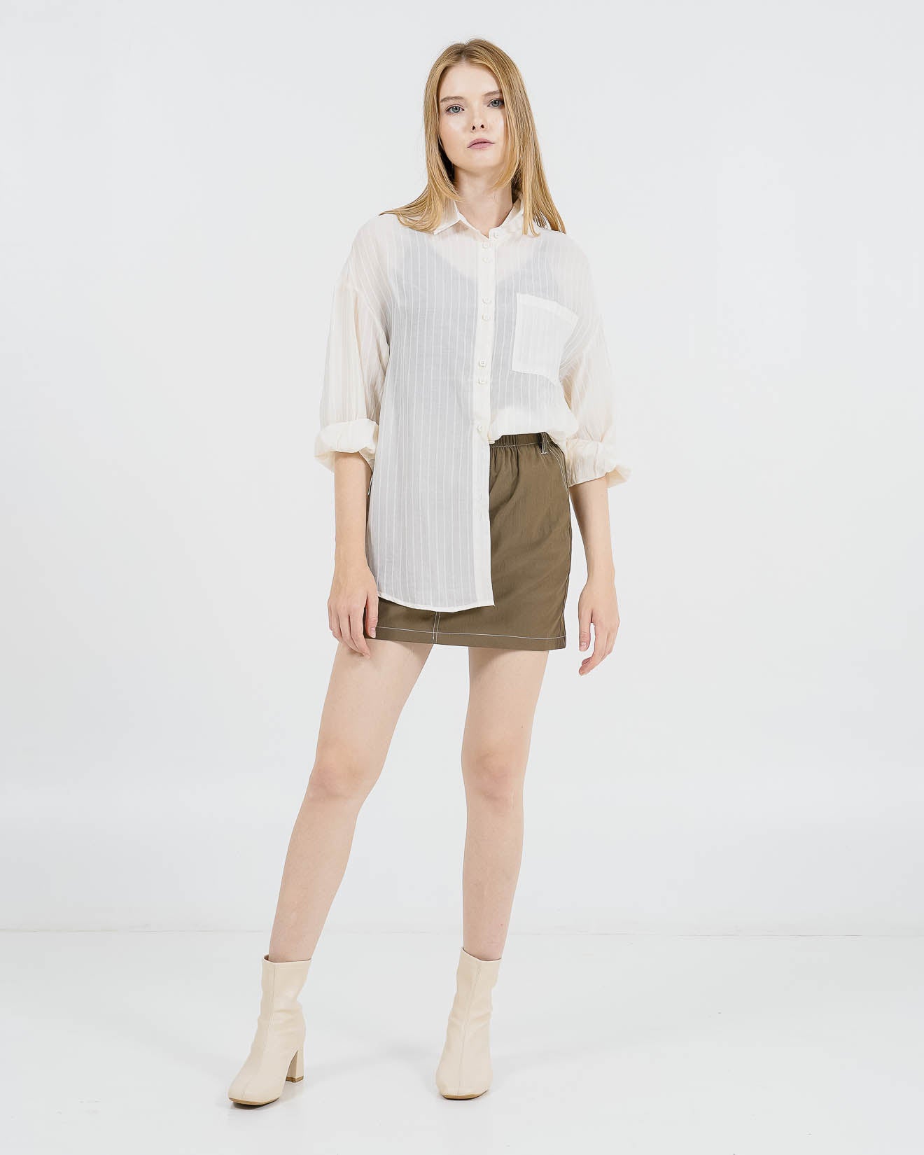 Danika Shirt Ivory Striped