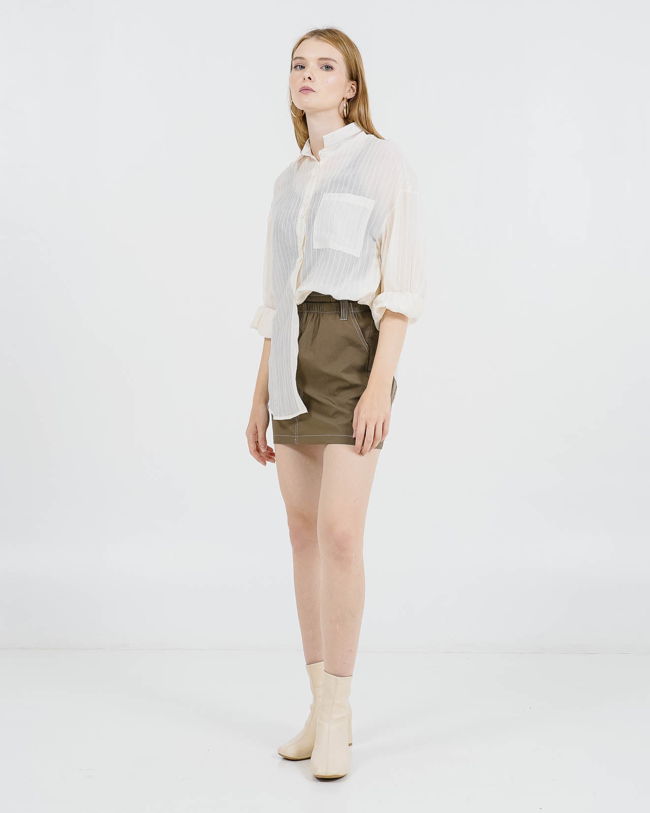 Danika Shirt Ivory Striped