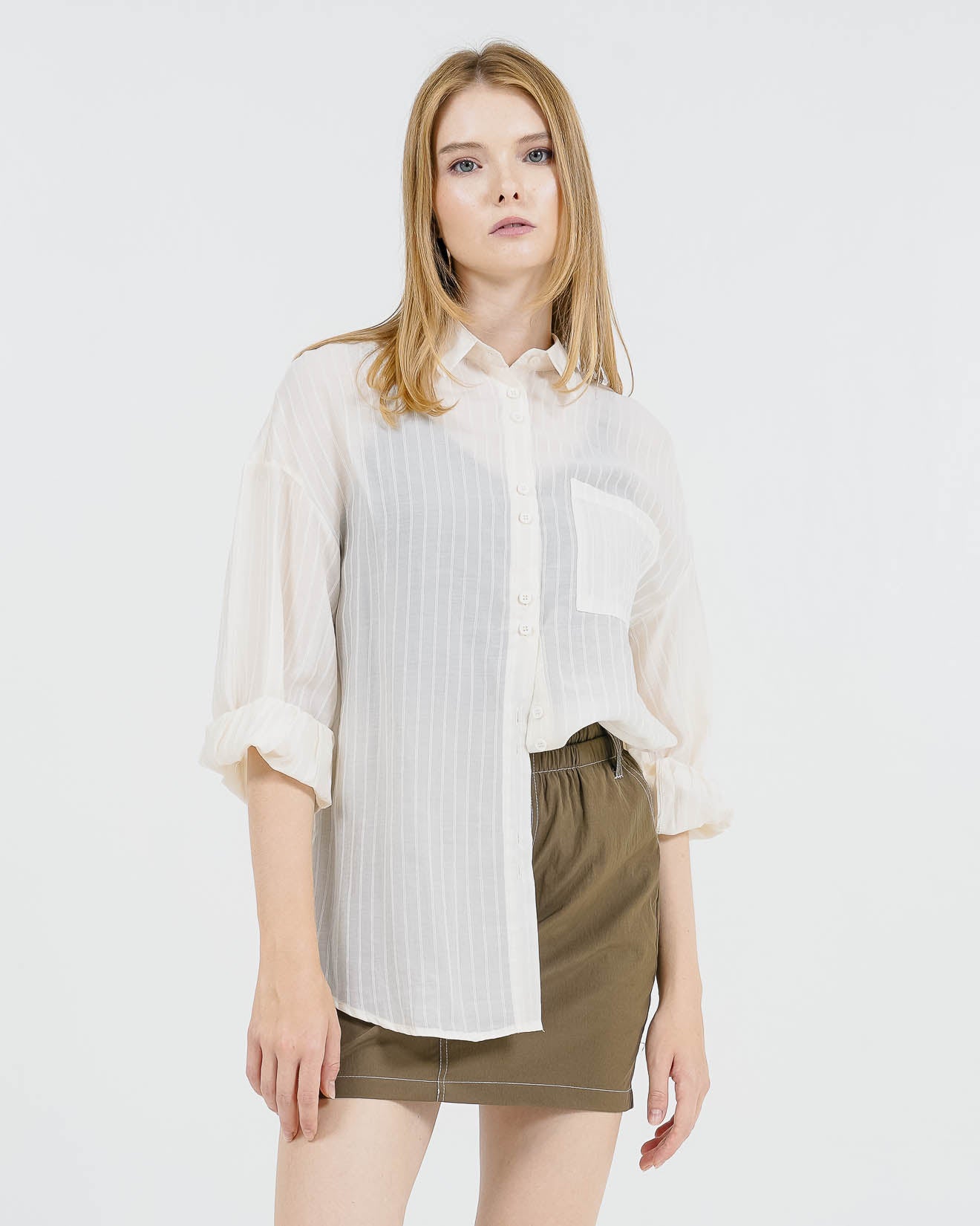 Danika Shirt Ivory Striped