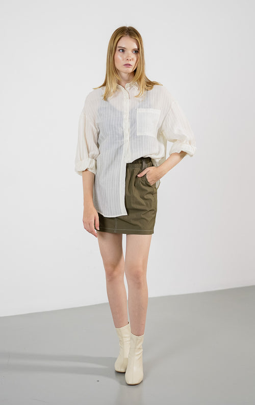 Danika Shirt Ivory Striped