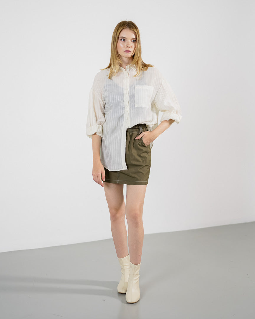 Danika Shirt Ivory Striped