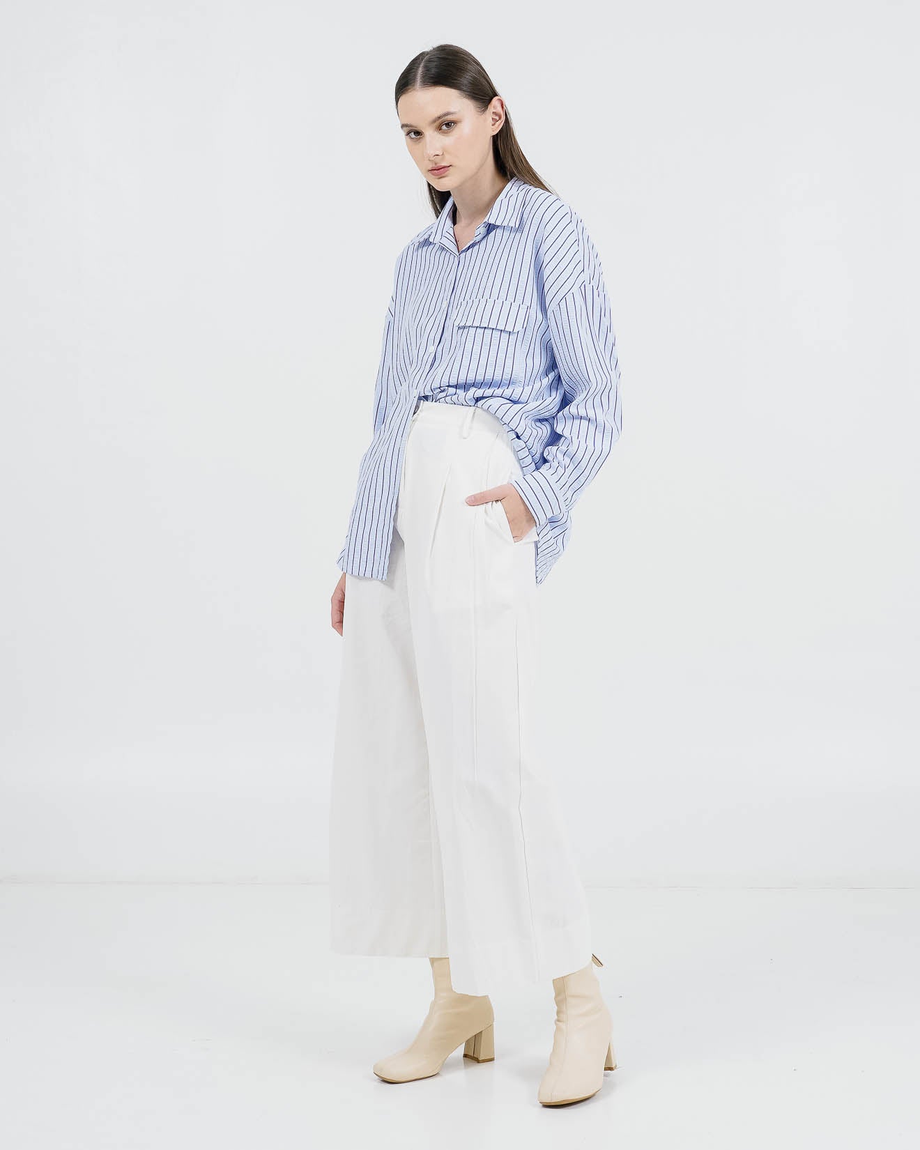 Emmy Striped Shirt Blue