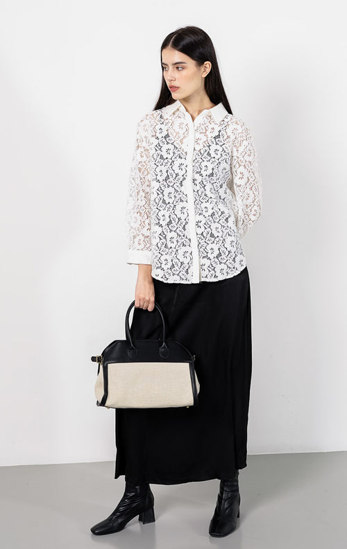 Macie Shirt White