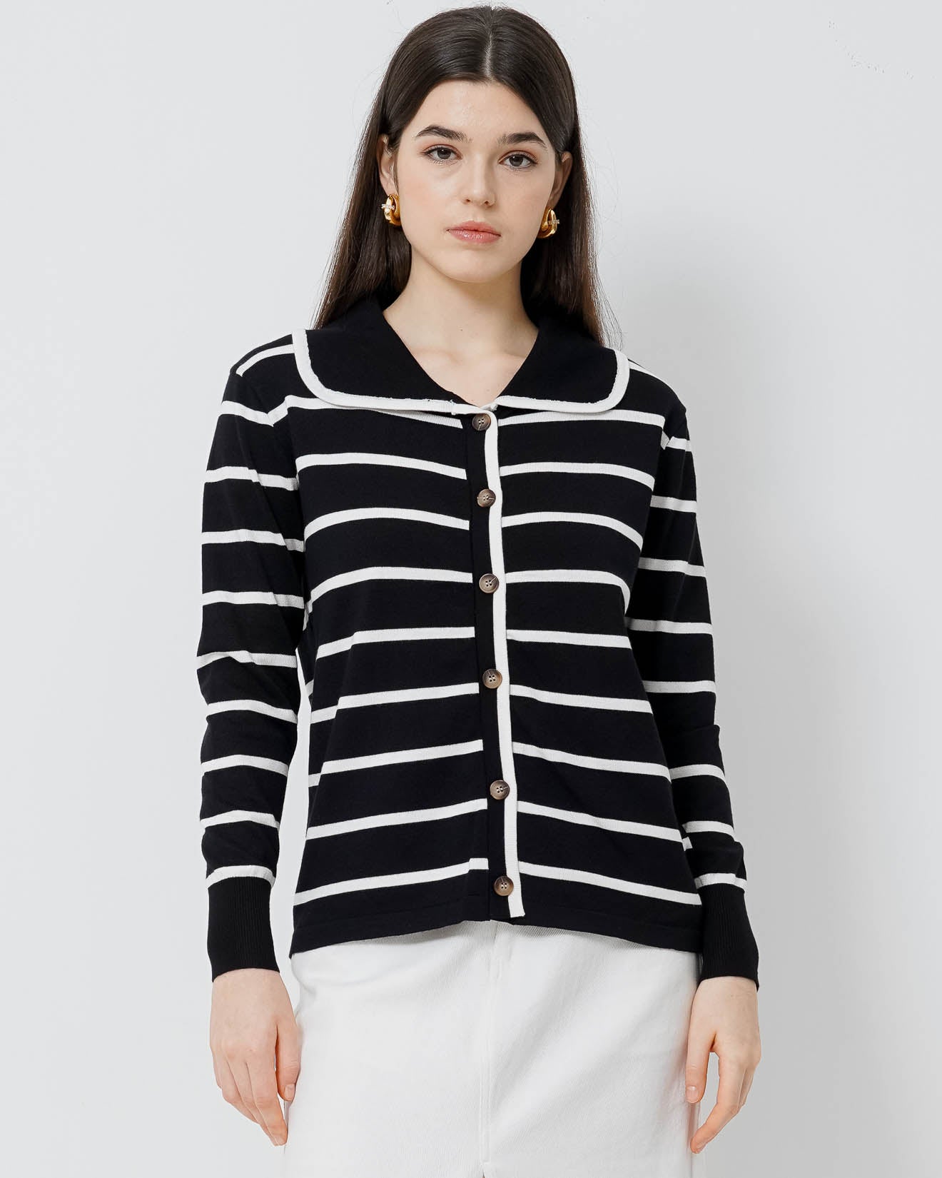 Lanaia Top Black Striped