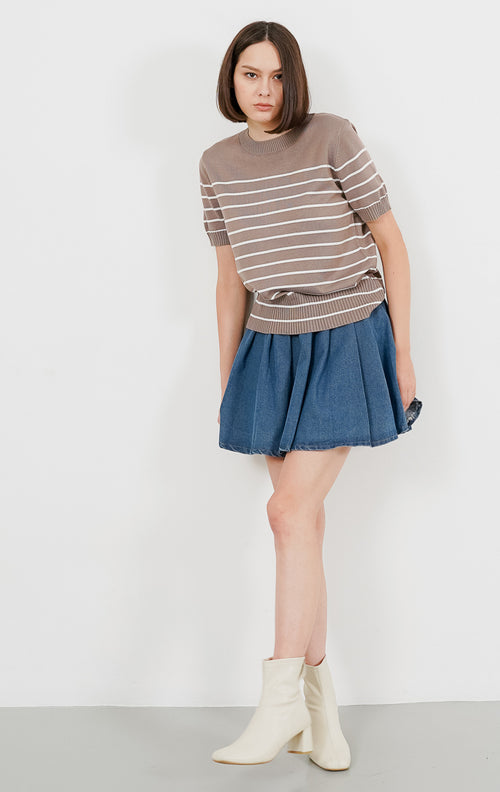 Joyla Knit Top Taupe