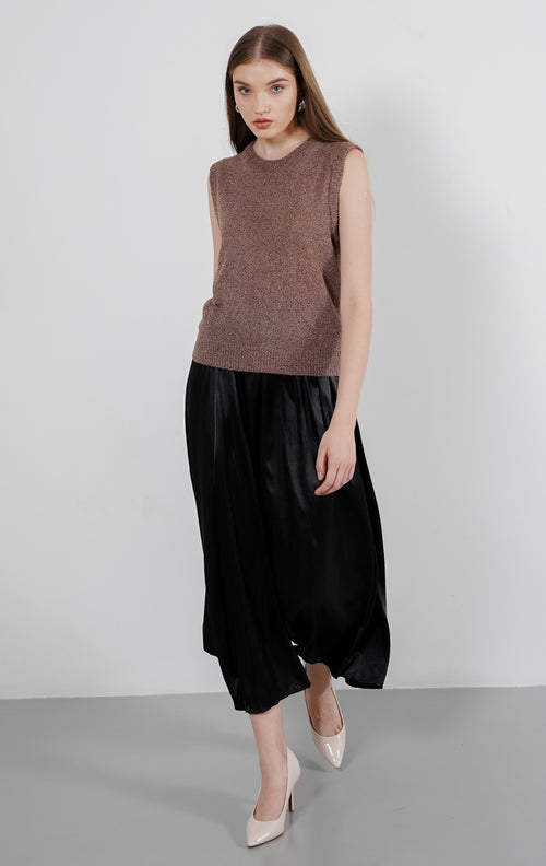 Alexis Knit Top Brown