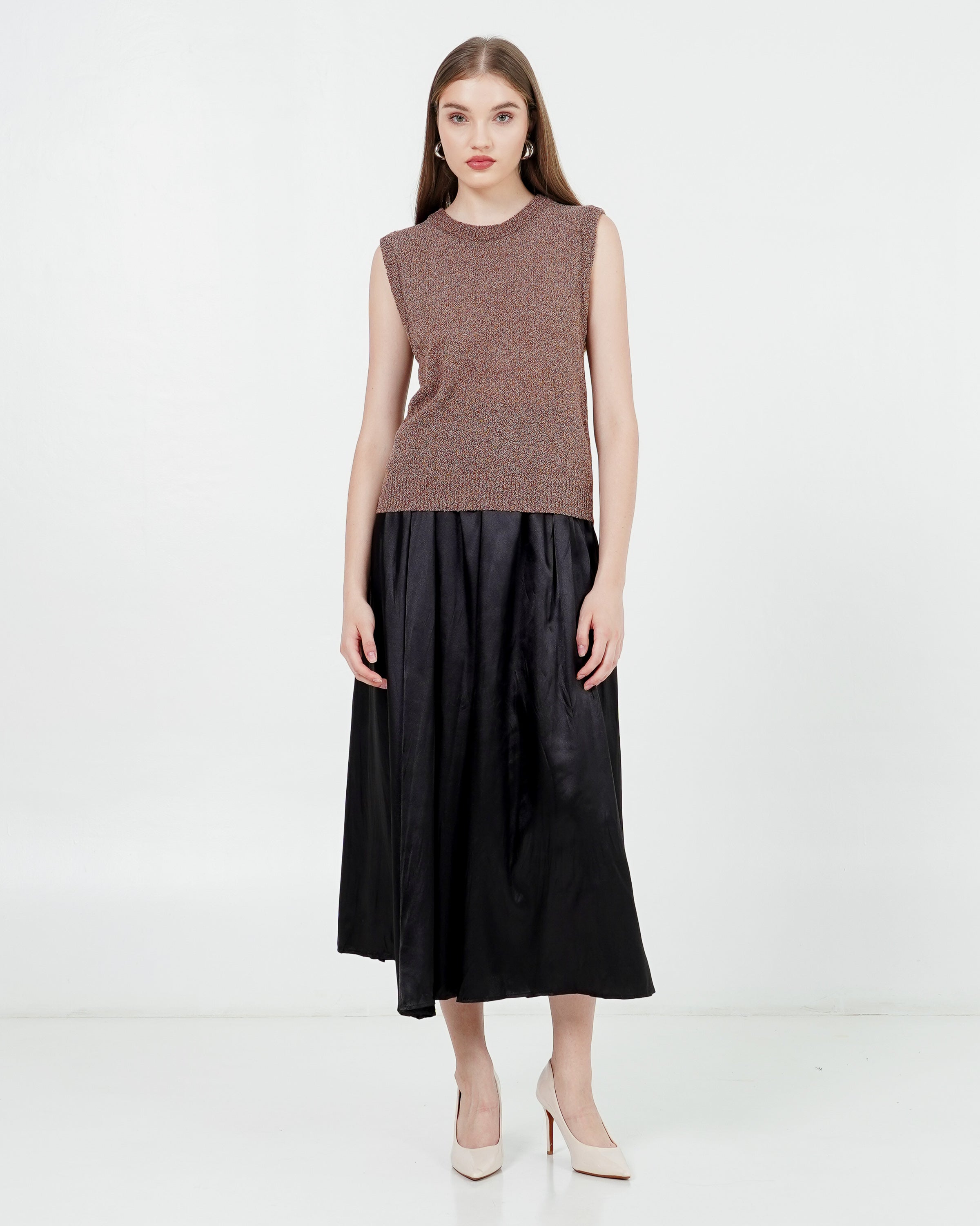 Alexis Knit Top Brown