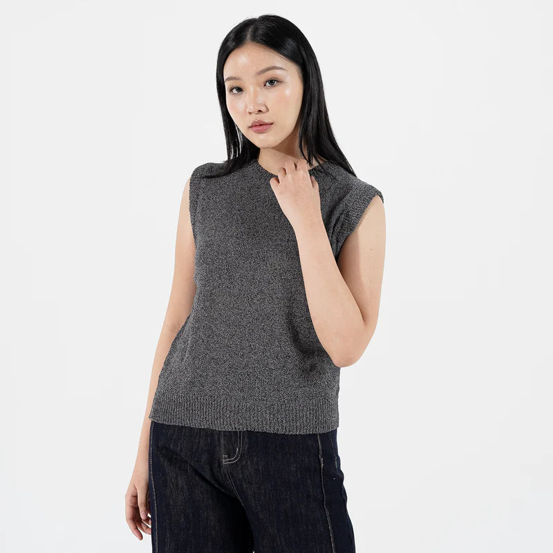 Alexis Knit Top Grey