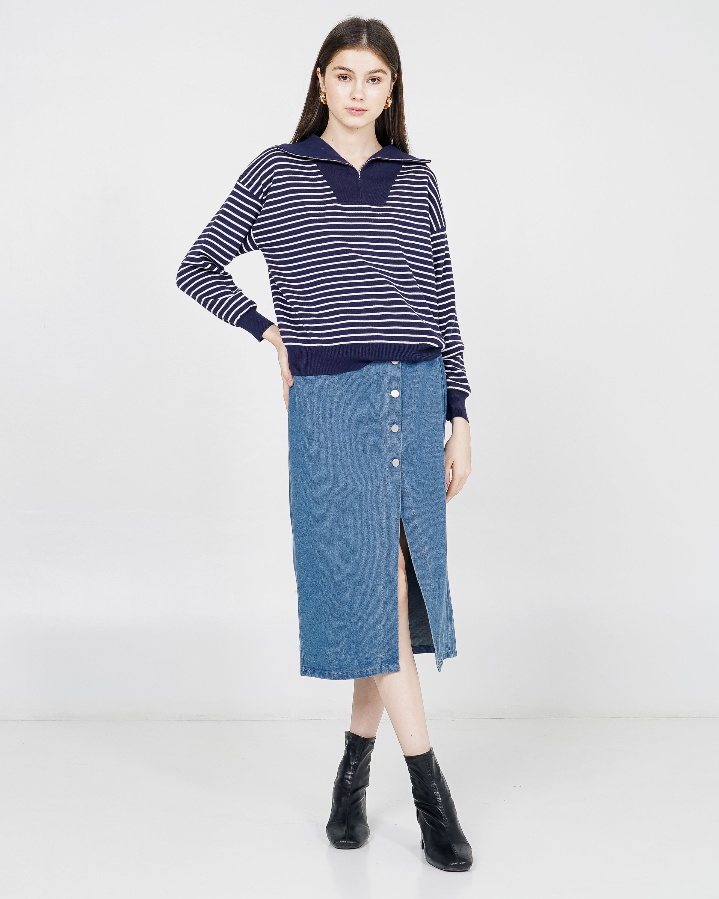 Yeona Top Navy