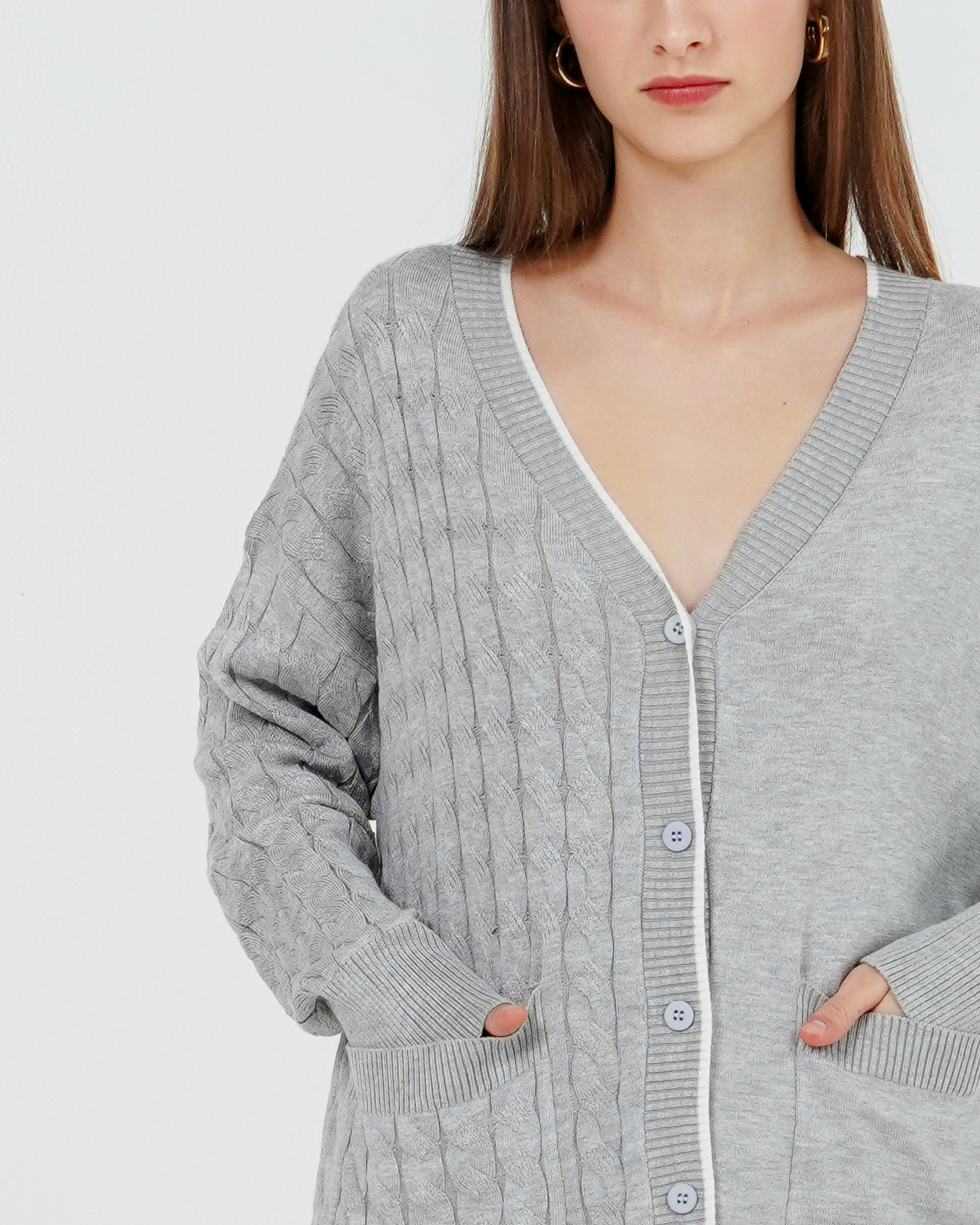 Myles Cardigan Grey