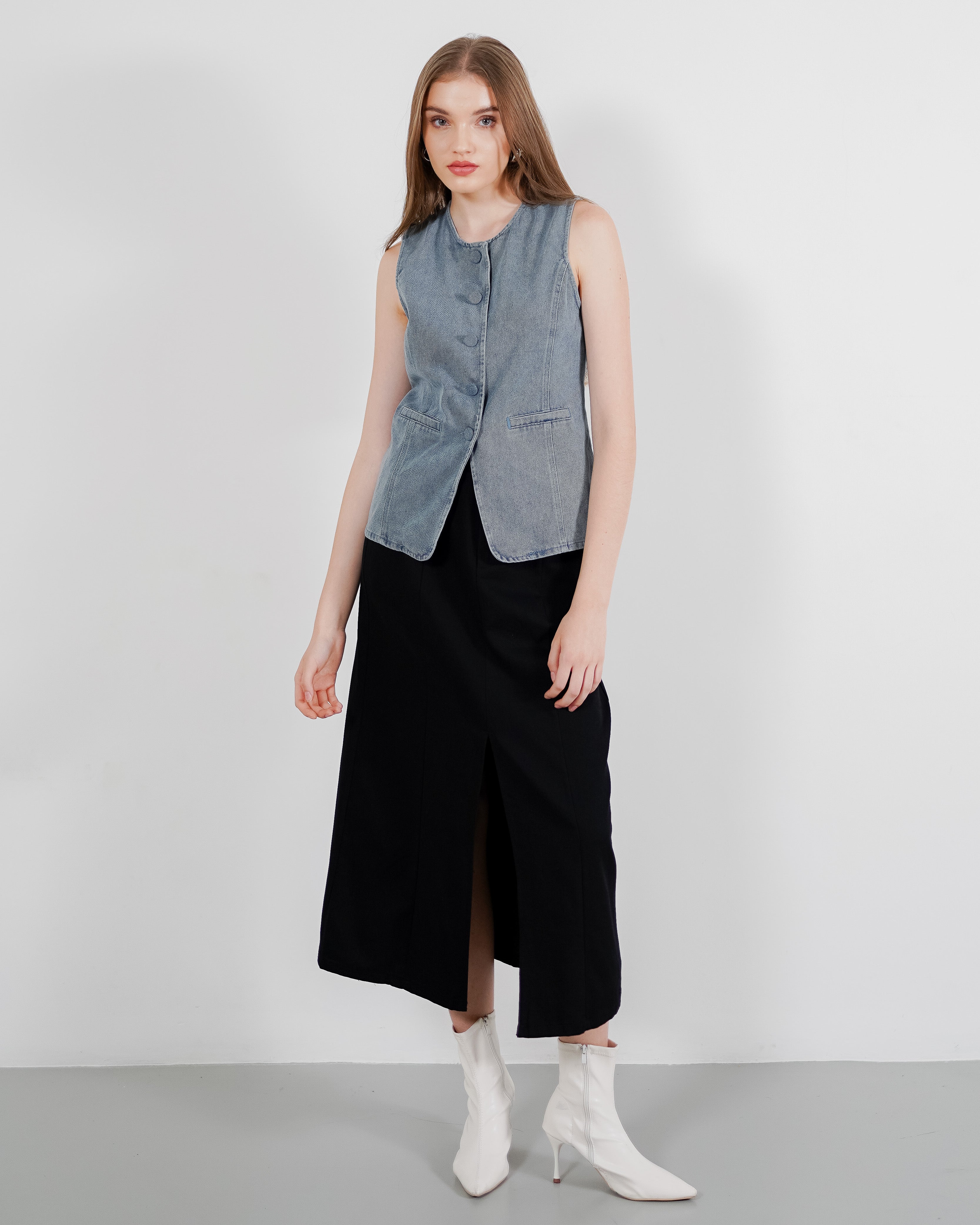 Leena Top Light Denim