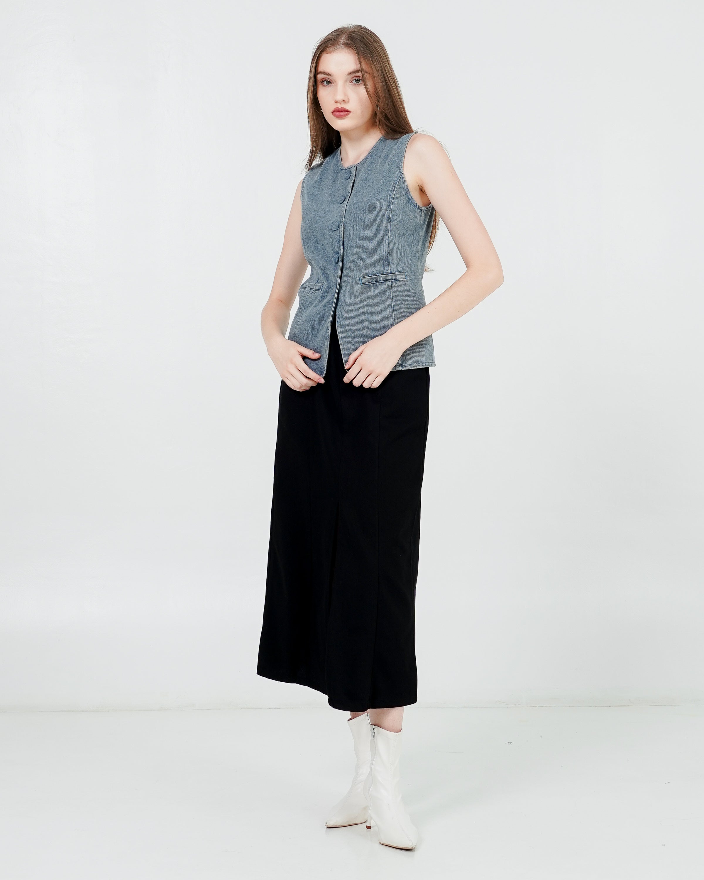 Leena Top Light Denim