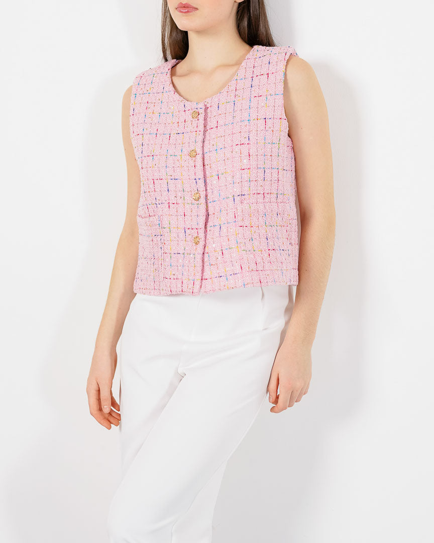 Ivanna Pink Vest