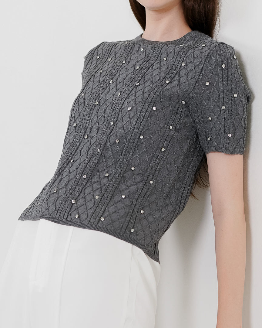 Sherly Top Grey