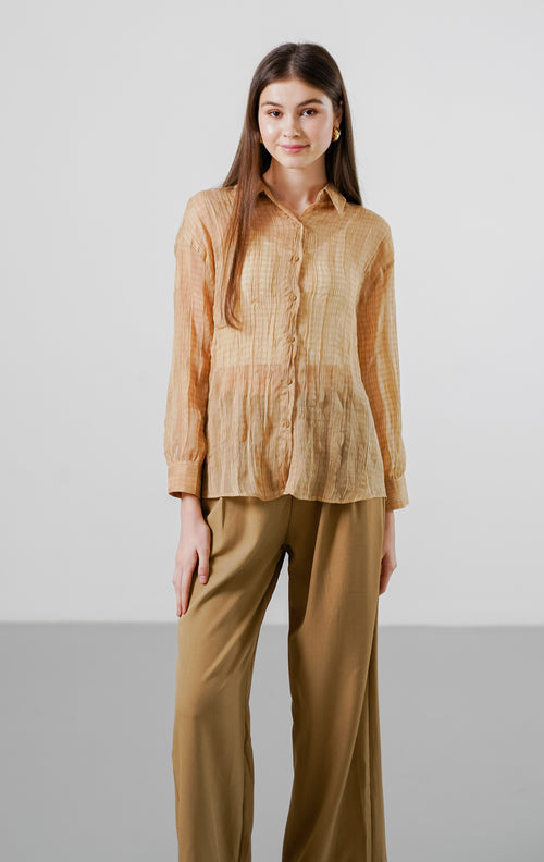 Theresia Top Brown