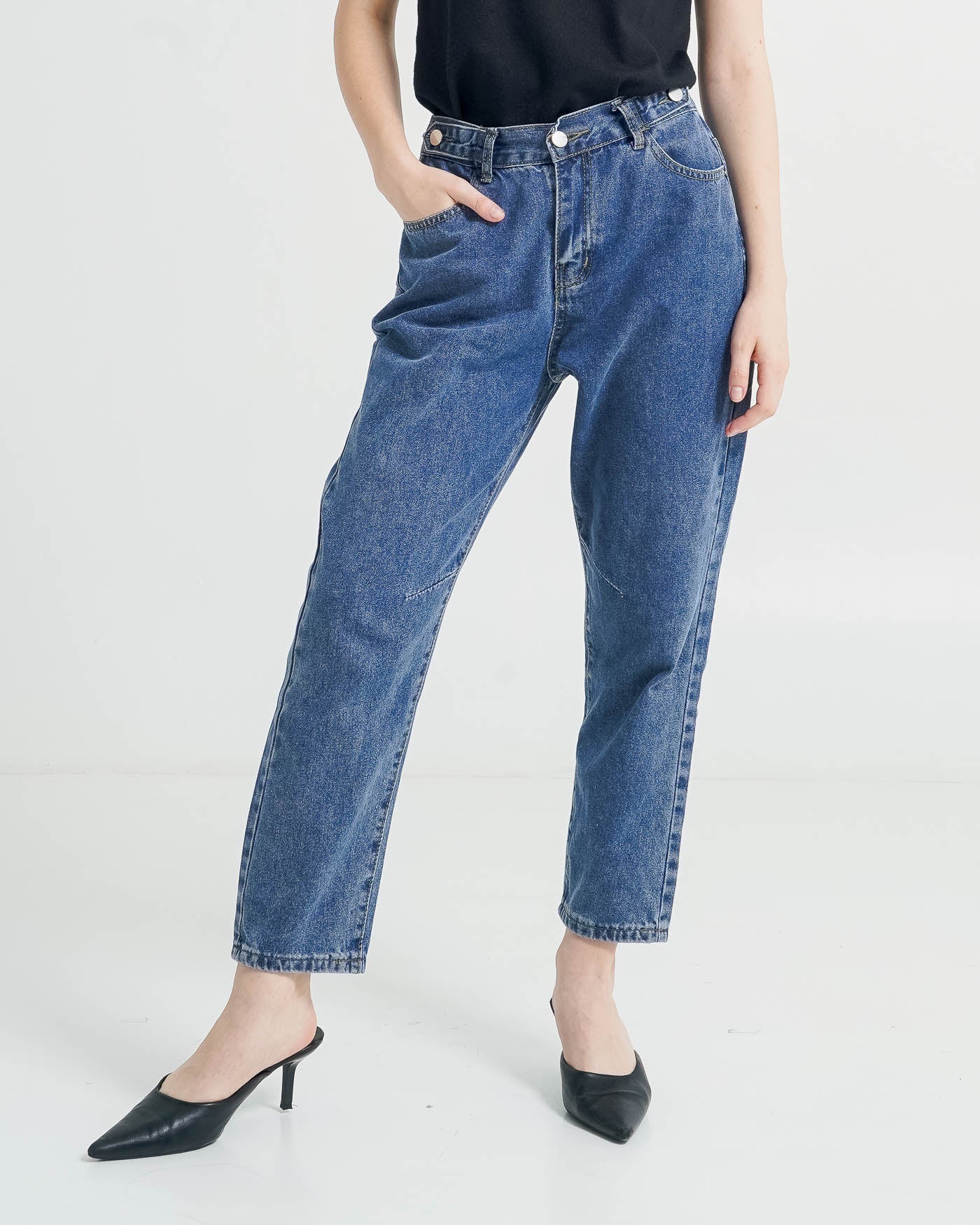 Noel Mom Jeans Denim Pants – Celana Panjang Wanita Denim ( RESTOCK )