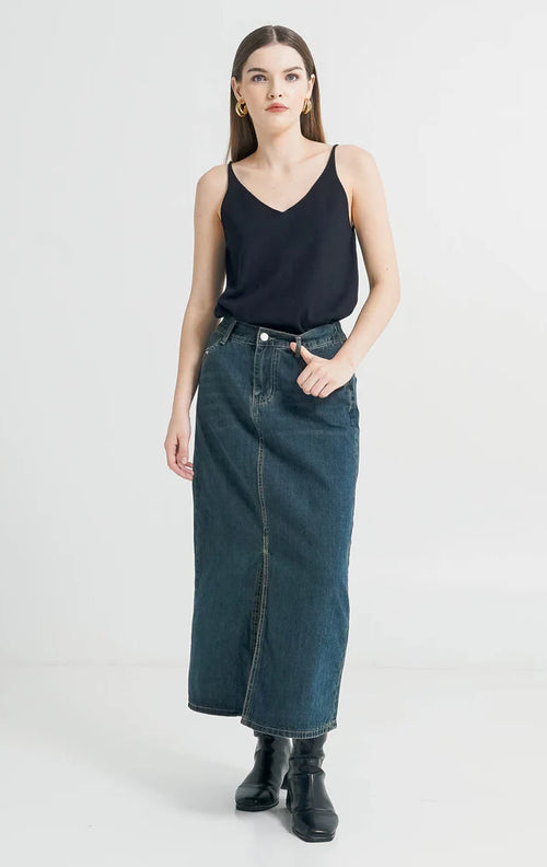 Jerico Skirt Dark Denim