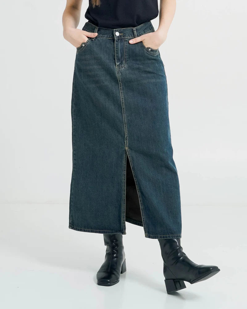 Jerico Skirt Dark Denim