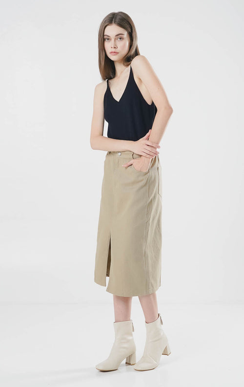 Camryn Skirt Brown