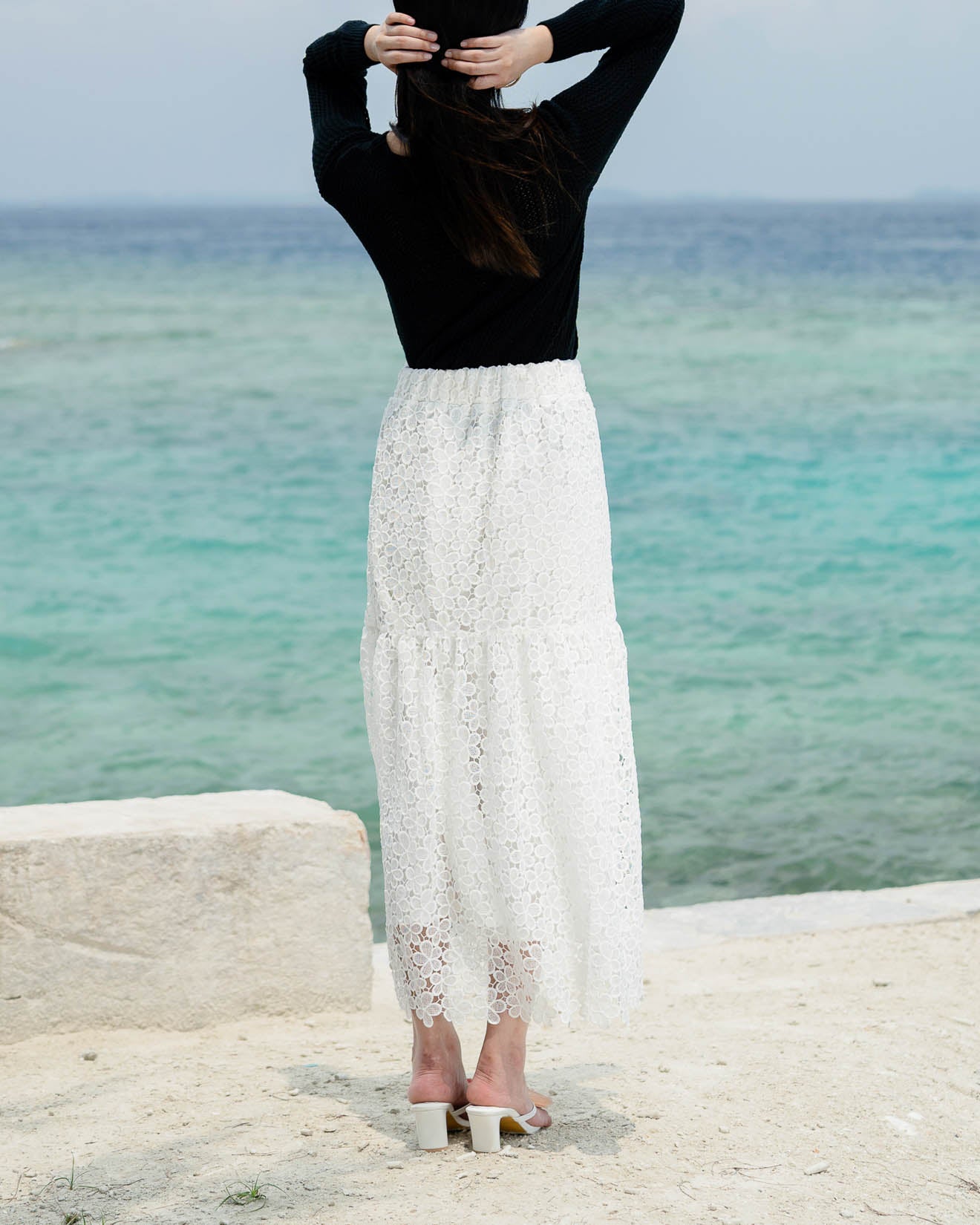 Petola Skirt White