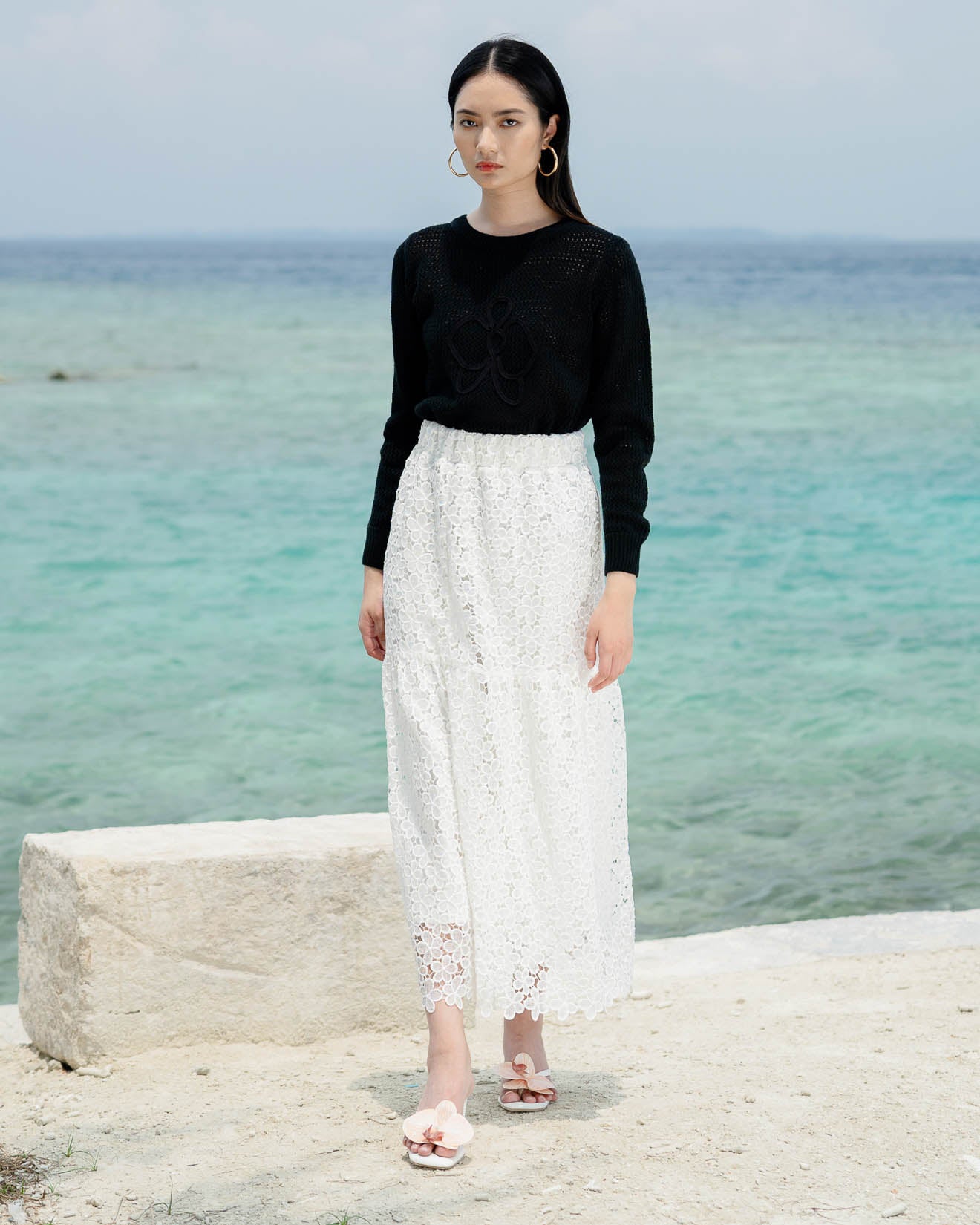 Petola Skirt White