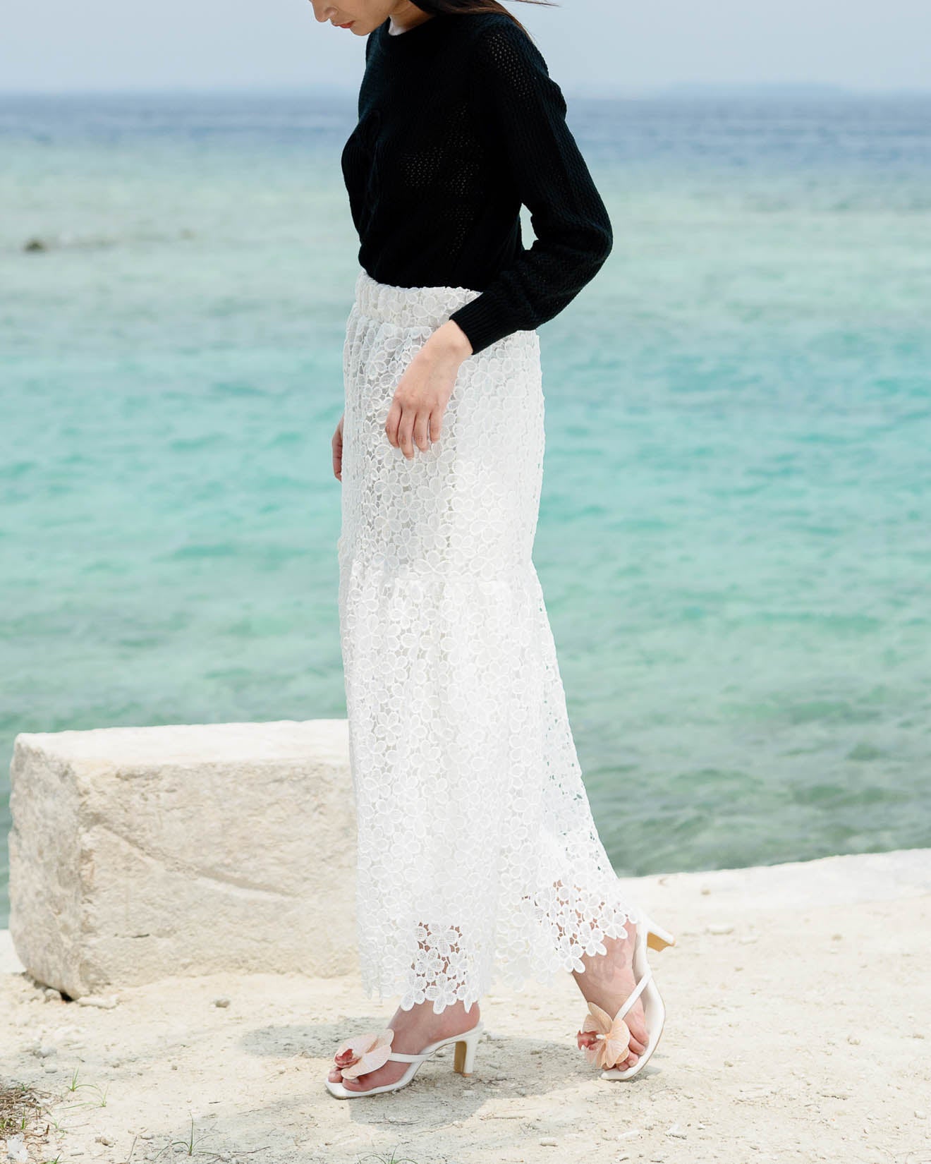 Petola Skirt White